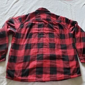 Red and Black Plaid Men's Shirt